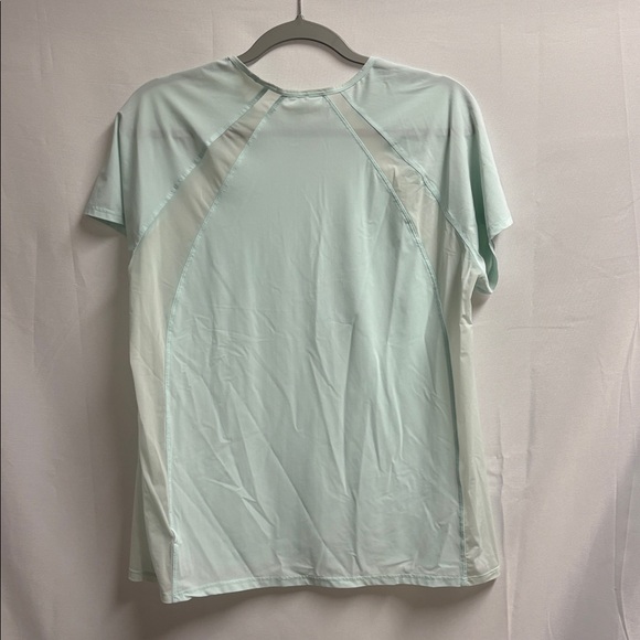 Athleta Ultimate Hybrid Tee Oasis Blue Size Medium - Picture 5 of 6